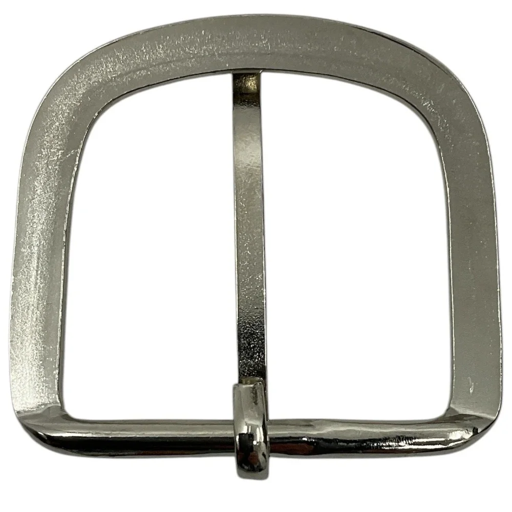 25 Pk Heel‎ Bar Buckle 1 1/2 Strap 38mm Nickel Plated Belt Buckle 2 1/8 Wide
